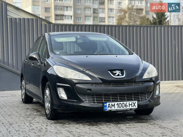 Черный Пежо 308, объемом двигателя 1.6 л и пробегом 260 тыс. км за 4600 $, фото 1 на Automoto.ua