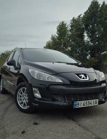 Черный Пежо 308, объемом двигателя 1.6 л и пробегом 320 тыс. км за 5200 $, фото 1 на Automoto.ua