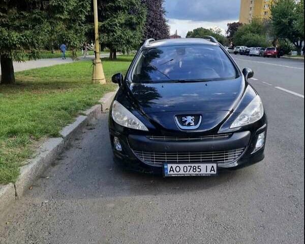 Чорний Пежо 308, об'ємом двигуна 2 л та пробігом 180 тис. км за 6500 $, фото 1 на Automoto.ua