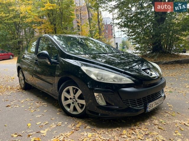Черный Пежо 308, объемом двигателя 2 л и пробегом 260 тыс. км за 6200 $, фото 1 на Automoto.ua