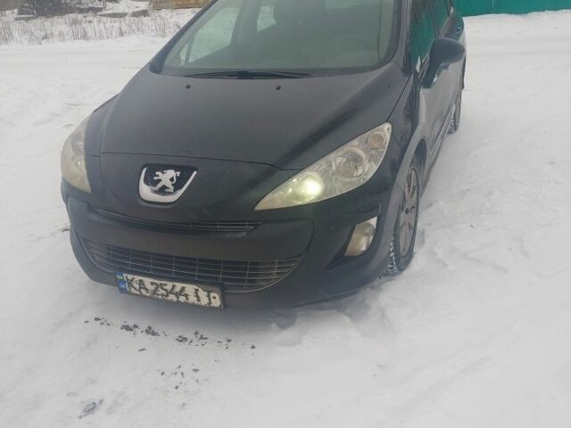 Черный Пежо 308, объемом двигателя 1.6 л и пробегом 230 тыс. км за 5500 $, фото 1 на Automoto.ua