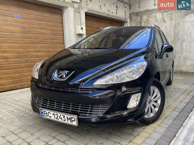 Чорний Пежо 308, об'ємом двигуна 1.6 л та пробігом 264 тис. км за 5250 $, фото 1 на Automoto.ua