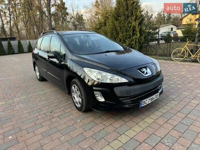 Черный Пежо 308, объемом двигателя 1.6 л и пробегом 283 тыс. км за 4700 $, фото 1 на Automoto.ua