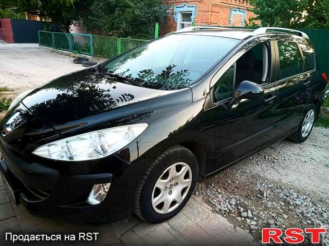 Черный Пежо 308, объемом двигателя 1.6 л и пробегом 250 тыс. км за 4950 $, фото 1 на Automoto.ua