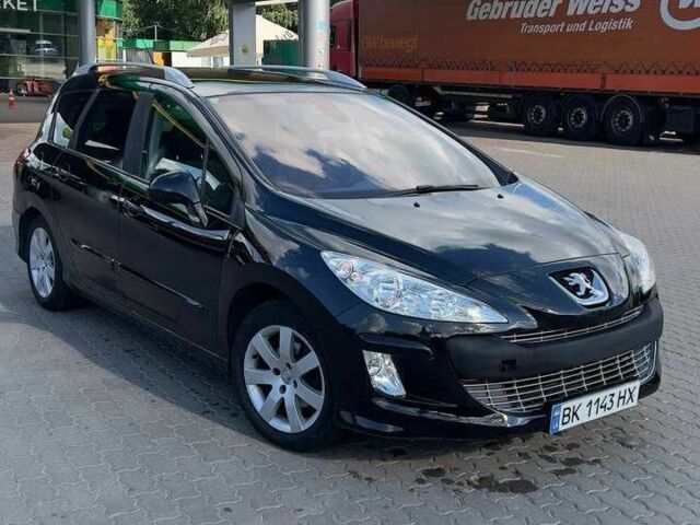 Черный Пежо 308, объемом двигателя 1.6 л и пробегом 217 тыс. км за 4499 $, фото 1 на Automoto.ua