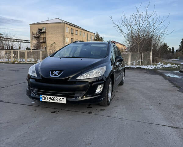 Чорний Пежо 308, об'ємом двигуна 1.6 л та пробігом 250 тис. км за 4600 $, фото 1 на Automoto.ua