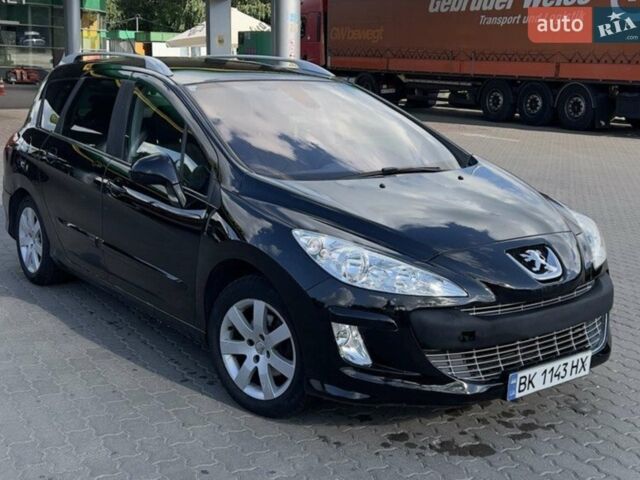 Чорний Пежо 308, об'ємом двигуна 1.6 л та пробігом 219 тис. км за 4549 $, фото 1 на Automoto.ua