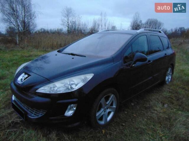 Черный Пежо 308, объемом двигателя 1.6 л и пробегом 300 тыс. км за 5500 $, фото 1 на Automoto.ua