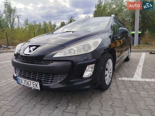 Черный Пежо 308, объемом двигателя 1.6 л и пробегом 247 тыс. км за 5600 $, фото 1 на Automoto.ua