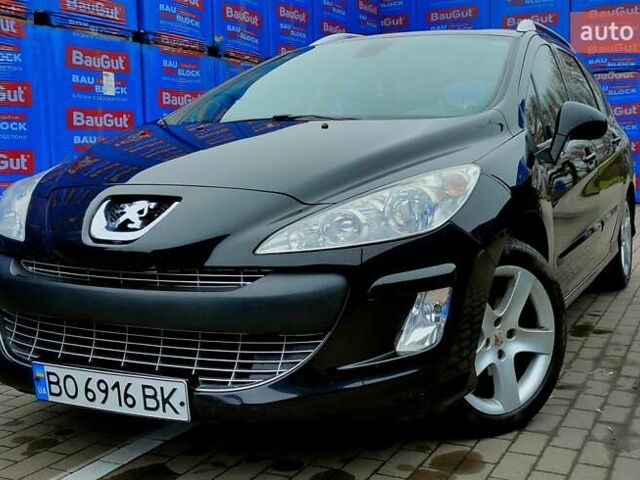 Черный Пежо 308, объемом двигателя 1.6 л и пробегом 220 тыс. км за 5750 $, фото 1 на Automoto.ua