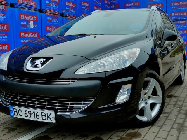 Черный Пежо 308, объемом двигателя 1.6 л и пробегом 220 тыс. км за 5700 $, фото 1 на Automoto.ua
