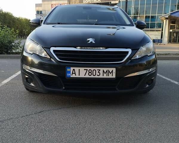 Черный Пежо 308, объемом двигателя 1.56 л и пробегом 205 тыс. км за 8800 $, фото 1 на Automoto.ua