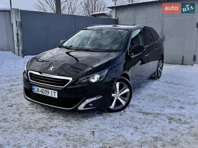 Чорний Пежо 308, об'ємом двигуна 2 л та пробігом 220 тис. км за 10500 $, фото 1 на Automoto.ua