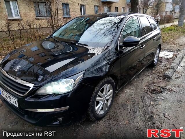 Черный Пежо 308, объемом двигателя 1.6 л и пробегом 326 тыс. км за 10200 $, фото 1 на Automoto.ua