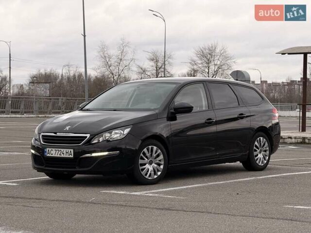 Черный Пежо 308, объемом двигателя 1.6 л и пробегом 296 тыс. км за 7800 $, фото 1 на Automoto.ua