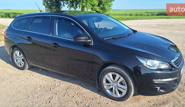 Чорний Пежо 308, об'ємом двигуна 1.56 л та пробігом 238 тис. км за 9200 $, фото 1 на Automoto.ua