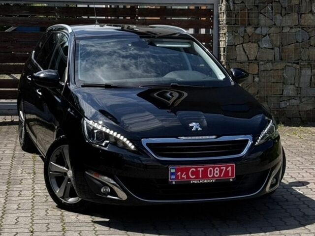 Чорний Пежо 308, об'ємом двигуна 2 л та пробігом 219 тис. км за 11550 $, фото 1 на Automoto.ua