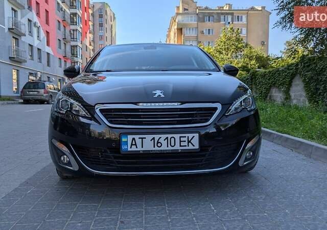 Черный Пежо 308, объемом двигателя 1.56 л и пробегом 230 тыс. км за 10200 $, фото 1 на Automoto.ua