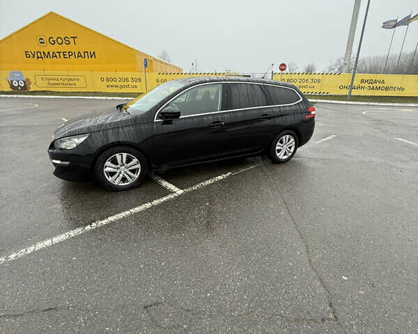 Чорний Пежо 308, об'ємом двигуна 1.56 л та пробігом 175 тис. км за 9200 $, фото 1 на Automoto.ua
