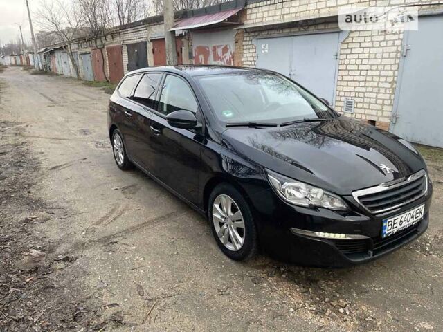 Чорний Пежо 308, об'ємом двигуна 1.6 л та пробігом 177 тис. км за 10000 $, фото 1 на Automoto.ua