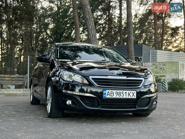 Черный Пежо 308, объемом двигателя 1.56 л и пробегом 274 тыс. км за 7900 $, фото 1 на Automoto.ua