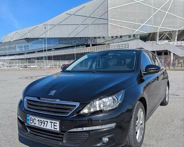 Черный Пежо 308, объемом двигателя 1.6 л и пробегом 341 тыс. км за 9900 $, фото 1 на Automoto.ua