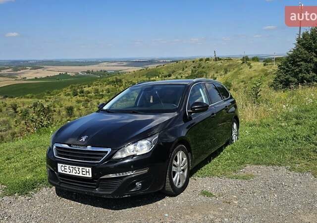 Черный Пежо 308, объемом двигателя 1.56 л и пробегом 170 тыс. км за 10000 $, фото 1 на Automoto.ua