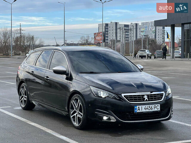 Черный Пежо 308, объемом двигателя 1.56 л и пробегом 240 тыс. км за 12300 $, фото 1 на Automoto.ua