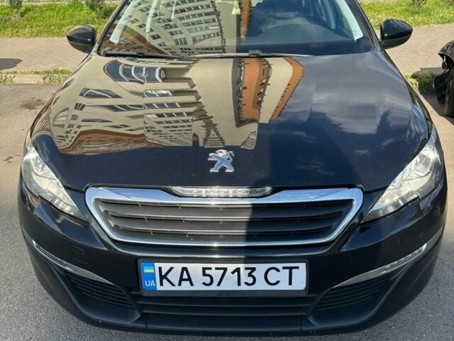 Черный Пежо 308, объемом двигателя 1.56 л и пробегом 242 тыс. км за 8100 $, фото 1 на Automoto.ua
