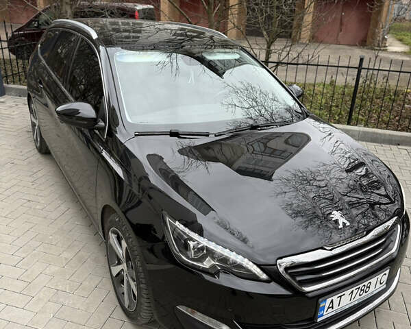 Черный Пежо 308, объемом двигателя 2 л и пробегом 224 тыс. км за 12700 $, фото 1 на Automoto.ua