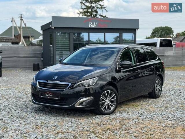 Черный Пежо 308, объемом двигателя 1.56 л и пробегом 221 тыс. км за 10750 $, фото 1 на Automoto.ua