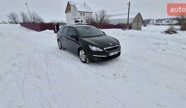Черный Пежо 308, объемом двигателя 1.56 л и пробегом 225 тыс. км за 6500 $, фото 1 на Automoto.ua