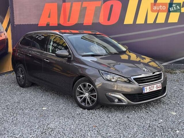 Коричневый Пежо 308, объемом двигателя 1.6 л и пробегом 225 тыс. км за 9600 $, фото 1 на Automoto.ua