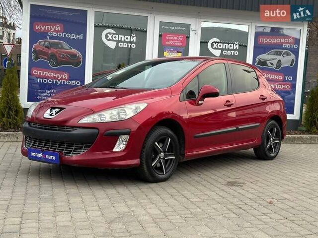 Красный Пежо 308, объемом двигателя 1.6 л и пробегом 192 тыс. км за 6800 $, фото 1 на Automoto.ua