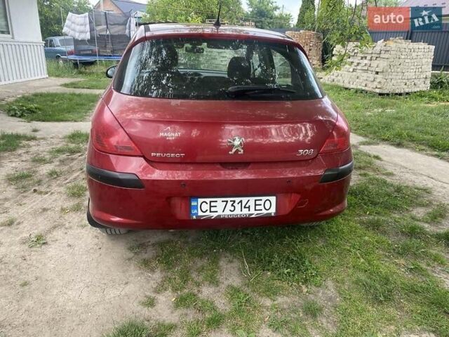 Червоний Пежо 308, об'ємом двигуна 1.6 л та пробігом 119 тис. км за 5800 $, фото 1 на Automoto.ua