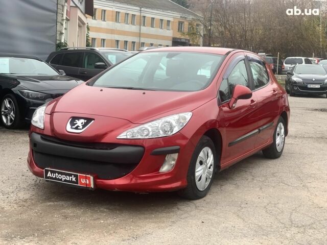 Красный Пежо 308, объемом двигателя 1.6 л и пробегом 204 тыс. км за 5440 $, фото 1 на Automoto.ua