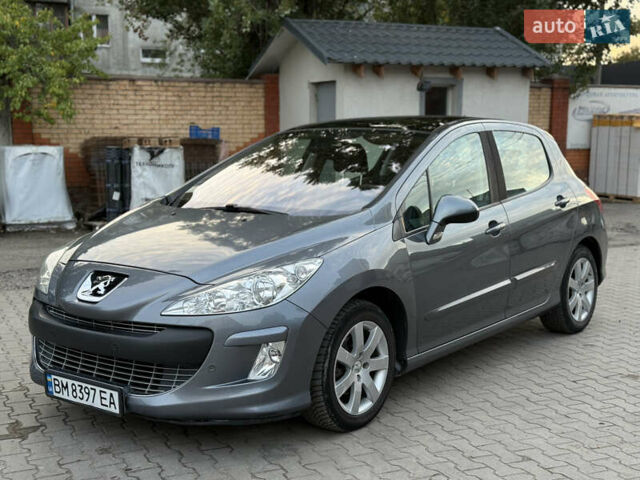 Серый Пежо 308, объемом двигателя 1.6 л и пробегом 165 тыс. км за 6200 $, фото 1 на Automoto.ua