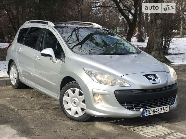 Сірий Пежо 308, об'ємом двигуна 2 л та пробігом 216 тис. км за 7899 $, фото 1 на Automoto.ua