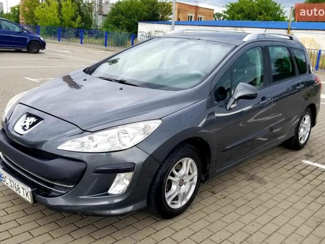 Сірий Пежо 308, об'ємом двигуна 1.6 л та пробігом 226 тис. км за 3650 $, фото 1 на Automoto.ua