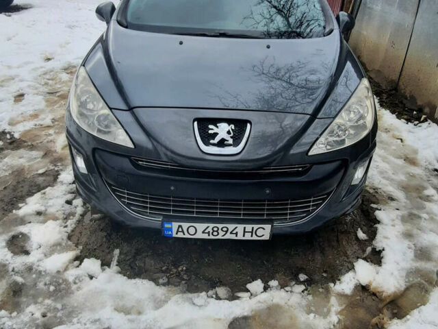 Серый Пежо 308, объемом двигателя 1.6 л и пробегом 203 тыс. км за 6300 $, фото 1 на Automoto.ua