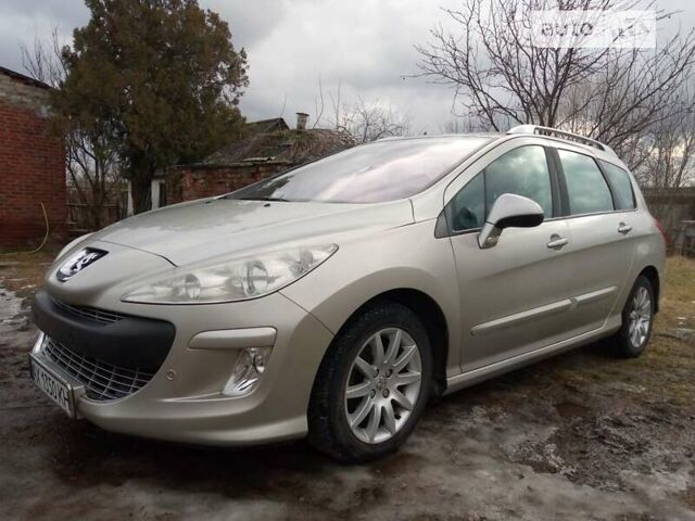 Сірий Пежо 308, об'ємом двигуна 1.56 л та пробігом 260 тис. км за 5200 $, фото 1 на Automoto.ua