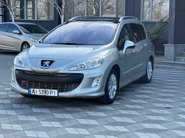 Серый Пежо 308, объемом двигателя 1.6 л и пробегом 317 тыс. км за 5300 $, фото 1 на Automoto.ua