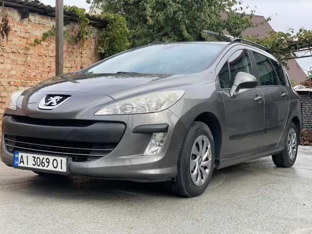 Сірий Пежо 308, об'ємом двигуна 1.6 л та пробігом 290 тис. км за 4450 $, фото 1 на Automoto.ua