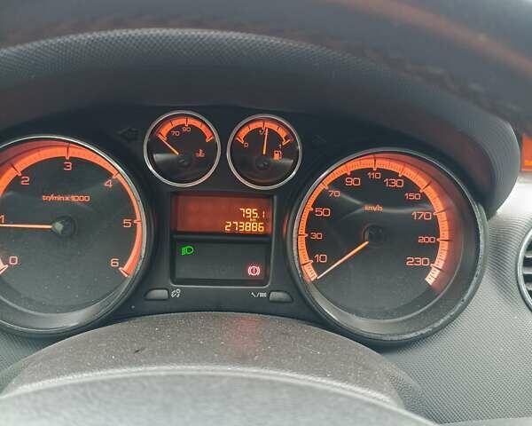 Серый Пежо 308, объемом двигателя 1.6 л и пробегом 270 тыс. км за 6200 $, фото 1 на Automoto.ua
