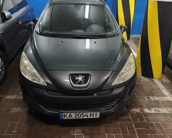 Серый Пежо 308, объемом двигателя 1.6 л и пробегом 248 тыс. км за 5500 $, фото 1 на Automoto.ua