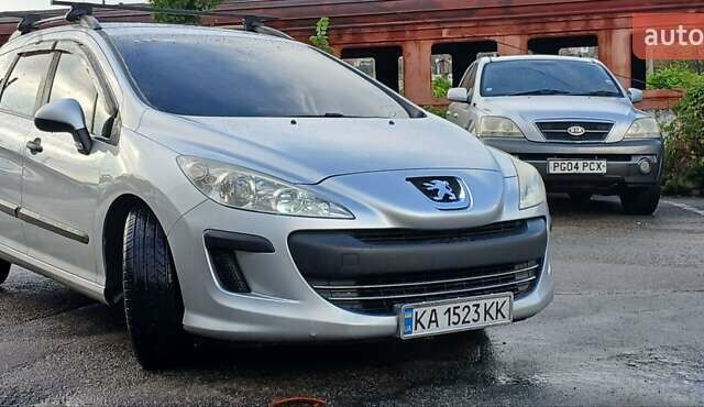 Серый Пежо 308, объемом двигателя 1.56 л и пробегом 276 тыс. км за 5300 $, фото 1 на Automoto.ua