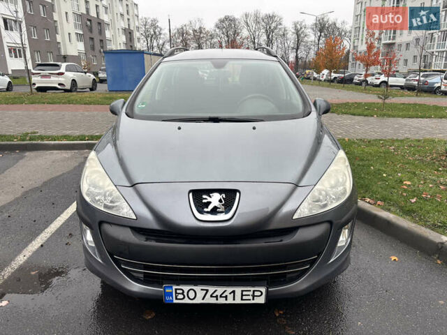 Серый Пежо 308, объемом двигателя 1.56 л и пробегом 234 тыс. км за 6200 $, фото 1 на Automoto.ua