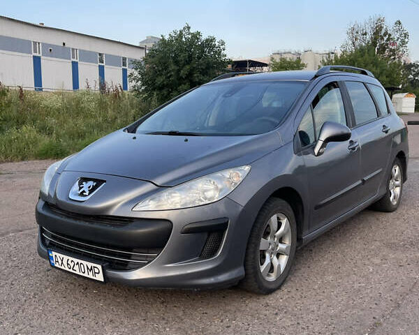 Серый Пежо 308, объемом двигателя 1.56 л и пробегом 276 тыс. км за 6300 $, фото 1 на Automoto.ua