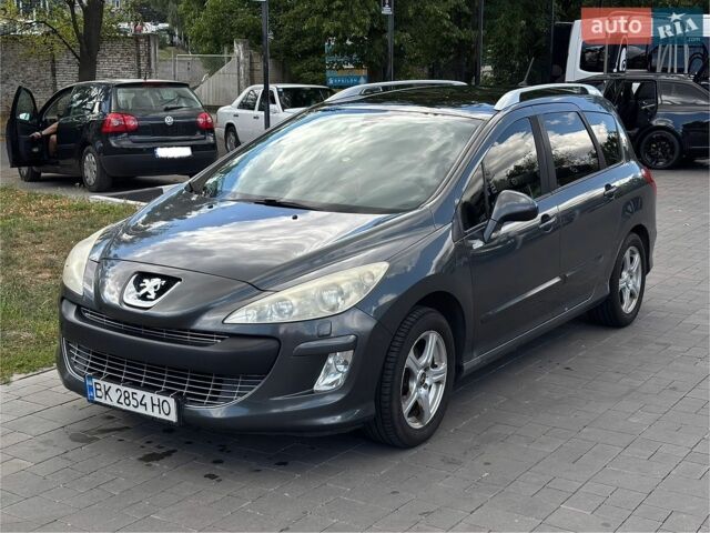 Серый Пежо 308, объемом двигателя 1.6 л и пробегом 355 тыс. км за 5500 $, фото 1 на Automoto.ua