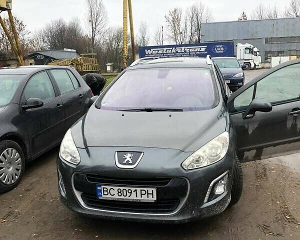 Серый Пежо 308, объемом двигателя 1.6 л и пробегом 240 тыс. км за 5300 $, фото 1 на Automoto.ua